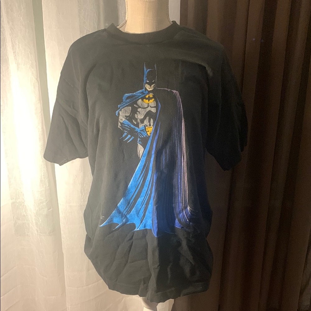 Vintage 1988 Batman Graphic Black T-Shirt